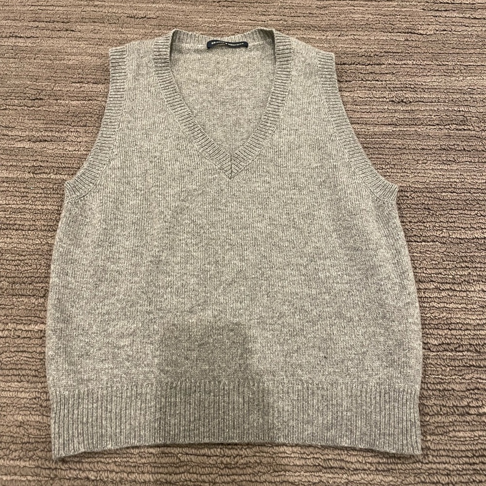 Sweater Vest - Brandy Melville, Small/Extra Small, Grey